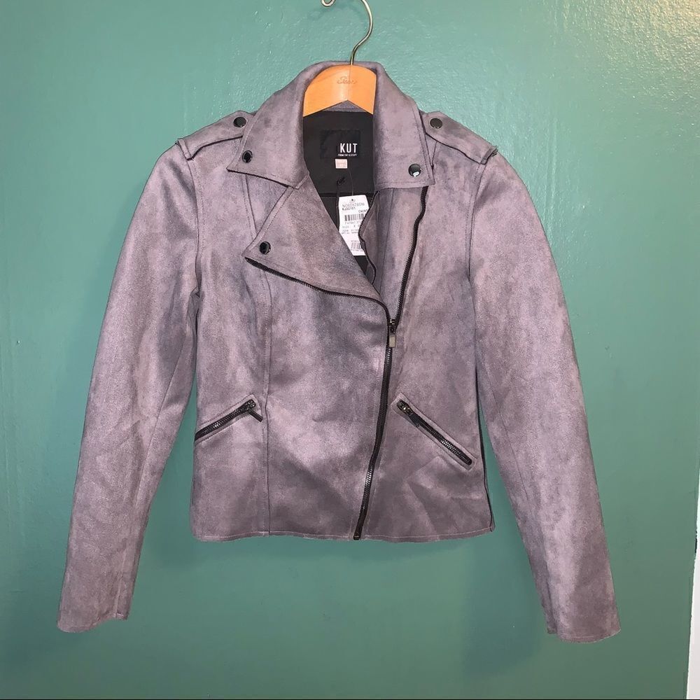 NWT Kut From Kloth suede Jacket XS